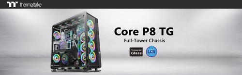 Thermaltake Presents the New Core P8 Tempered Glass Full-Tower Chassis